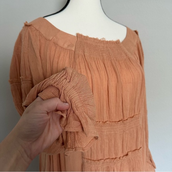 *FREE PEOPLE* Peach See Ya There - Picture 7 of 8